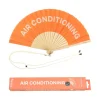 Abanico "Air conditioning" naranja