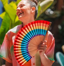 Abanico "Arcoiris"