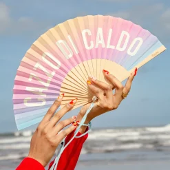 Abanico "Cazzo di caldo" degradado (brilla en la oscuridad)