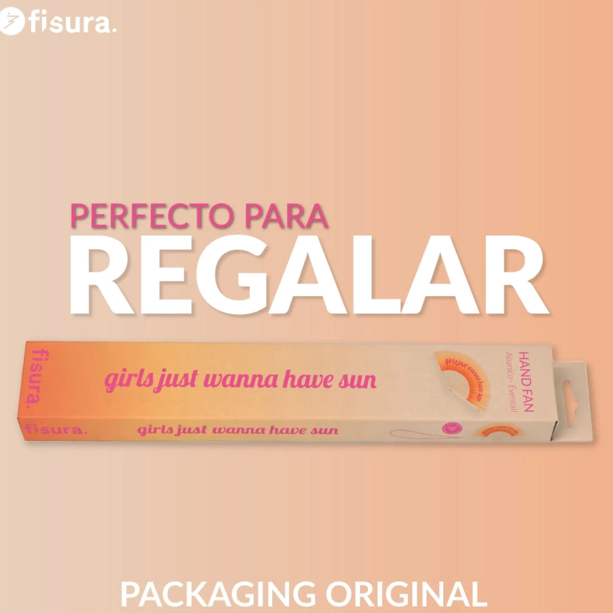 Abanico "Girls just wanna have sun"