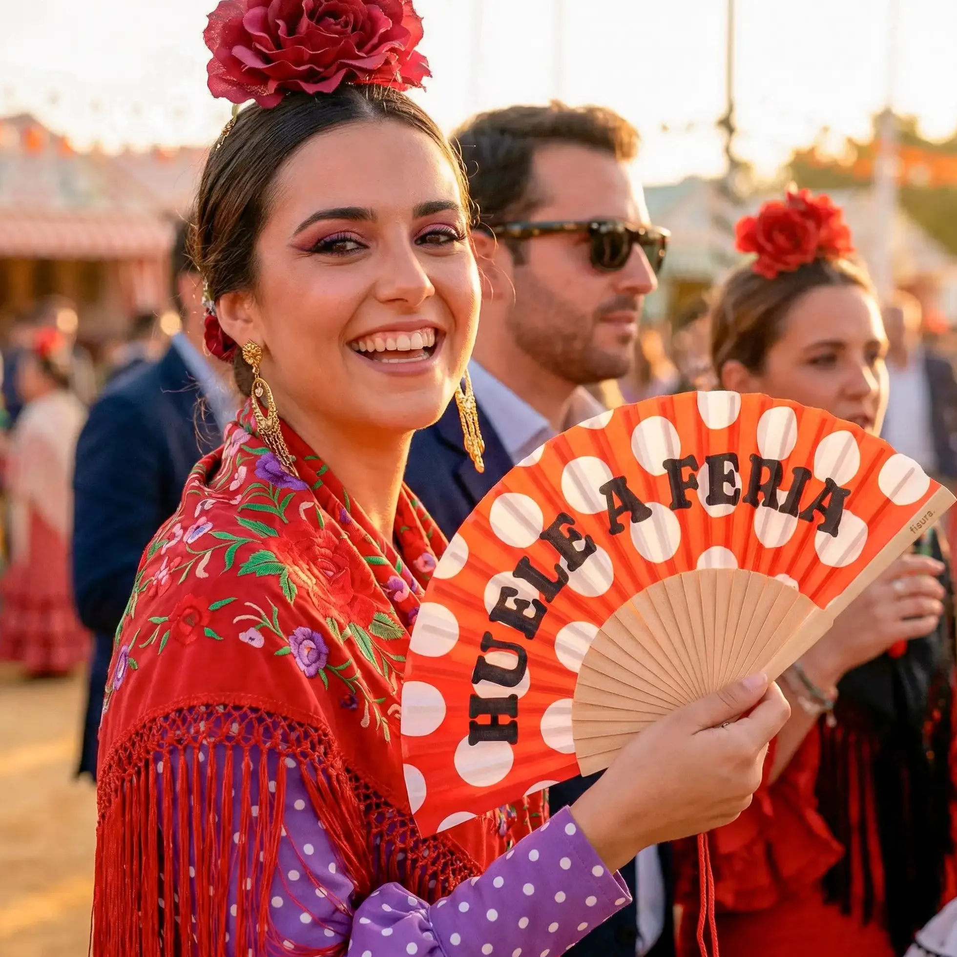 Abanico "Huele a feria"