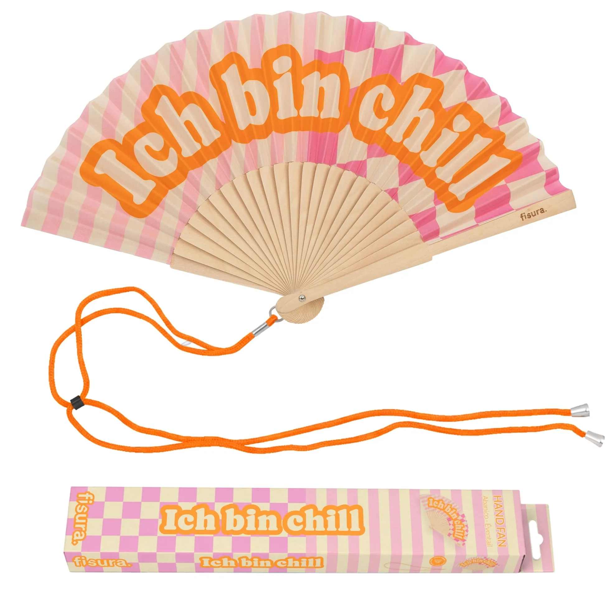 Abanico "Ich bin chill"