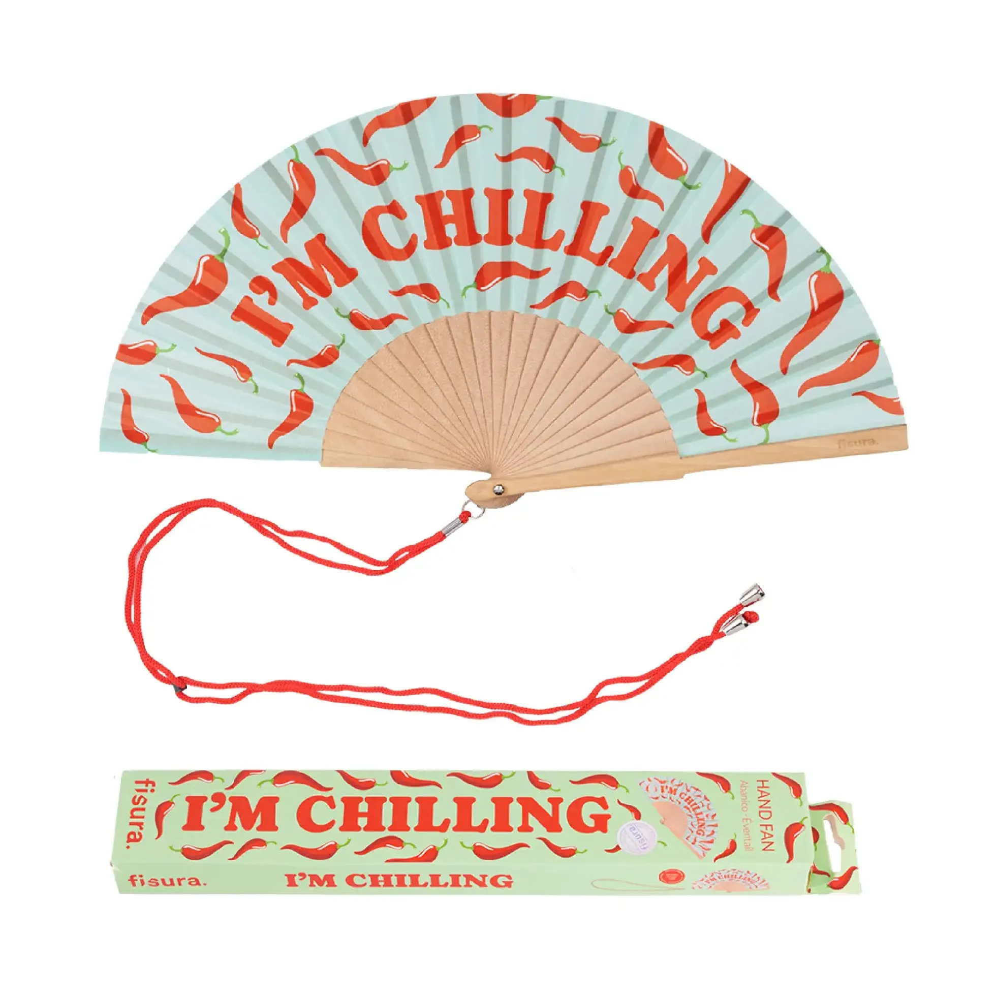 Abanico “I’m chilling” menta
