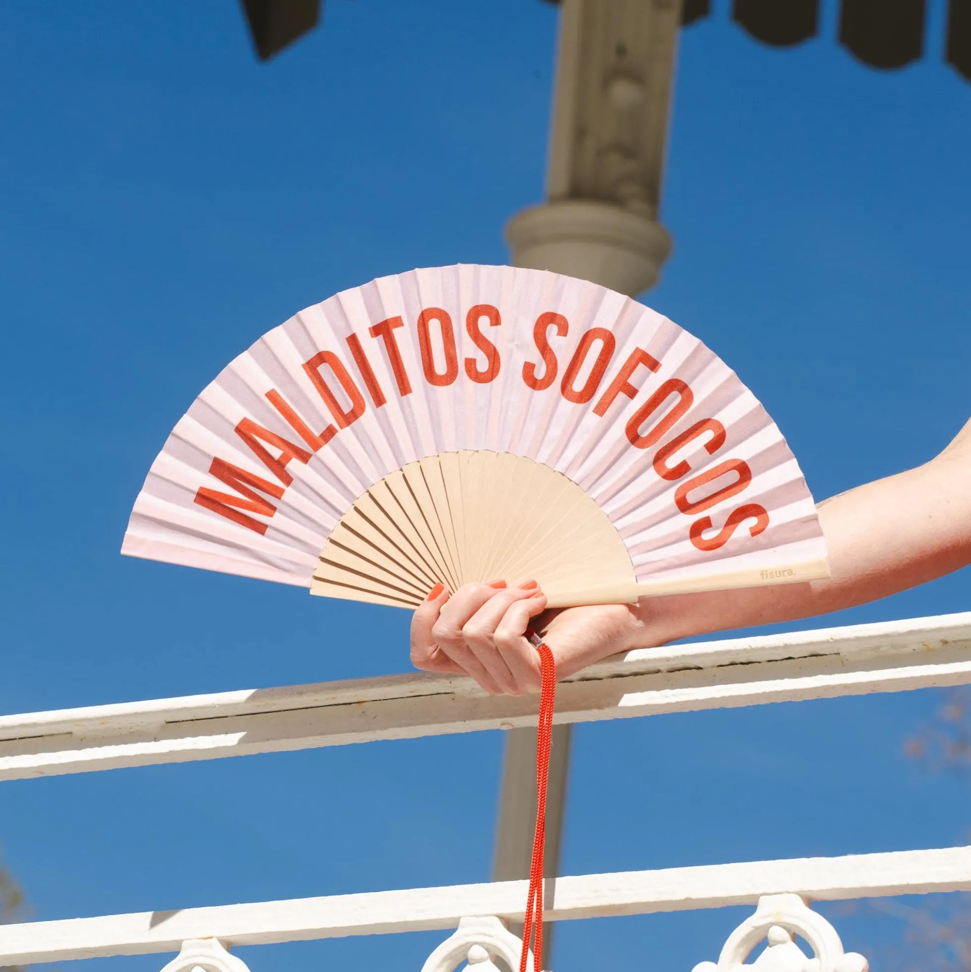 Abanico "Malditos sofocos"
