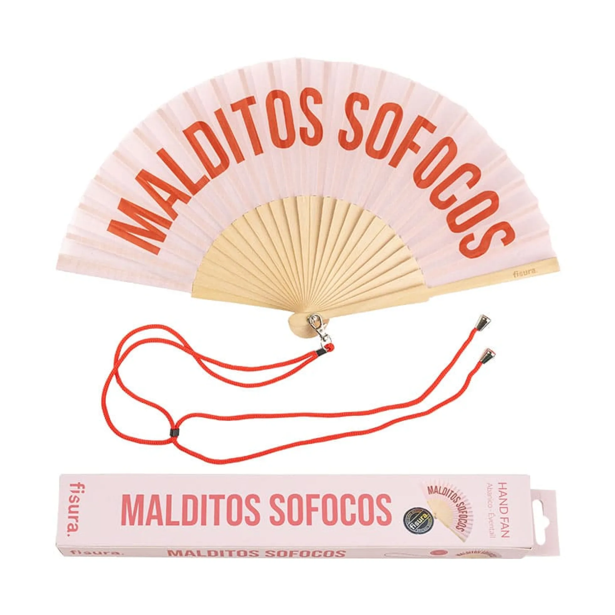 Abanico "Malditos sofocos"
