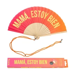 Abanico "Mamá, estoy bien" degradado