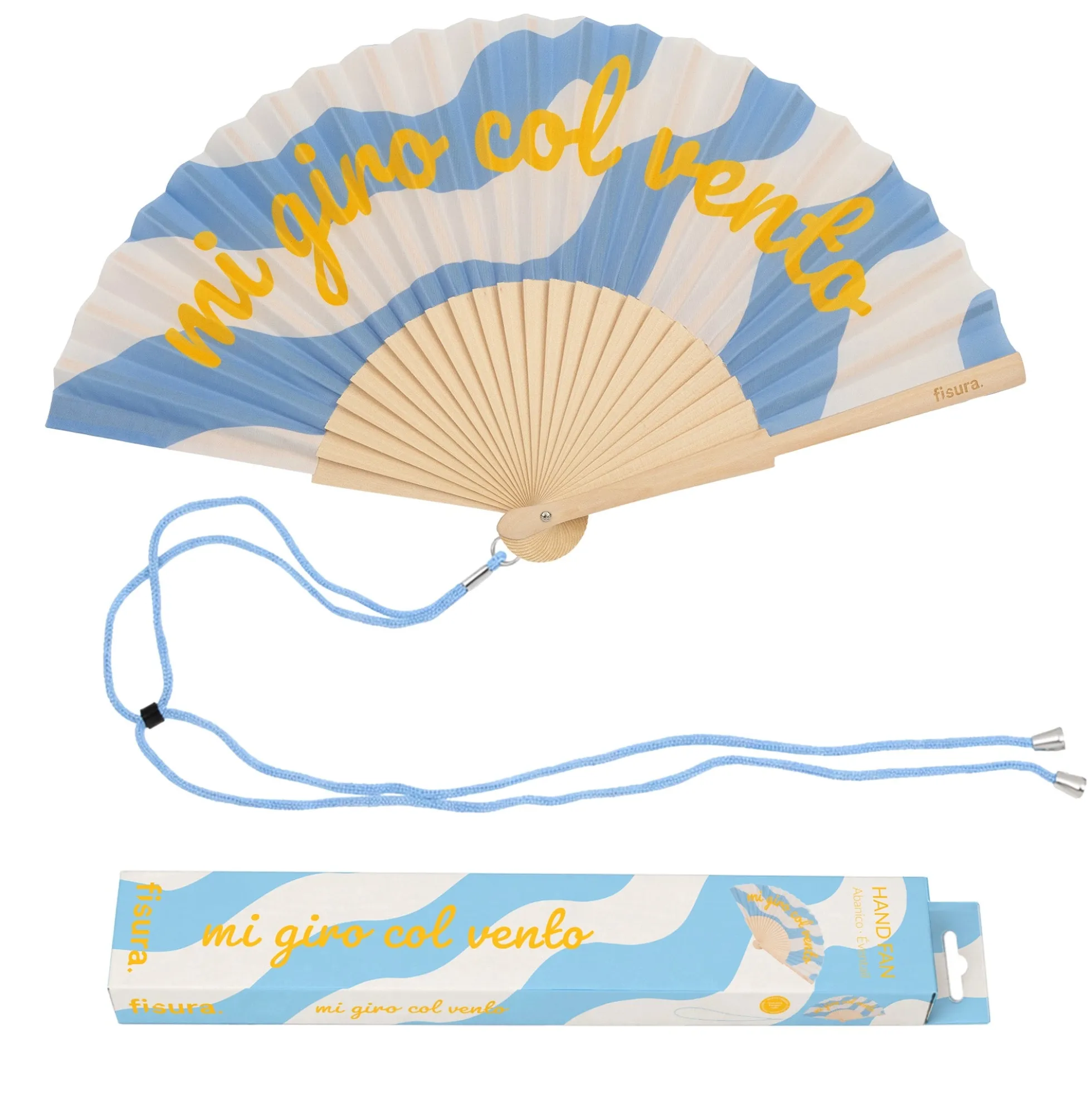 Abanico "Mi giro col vento"