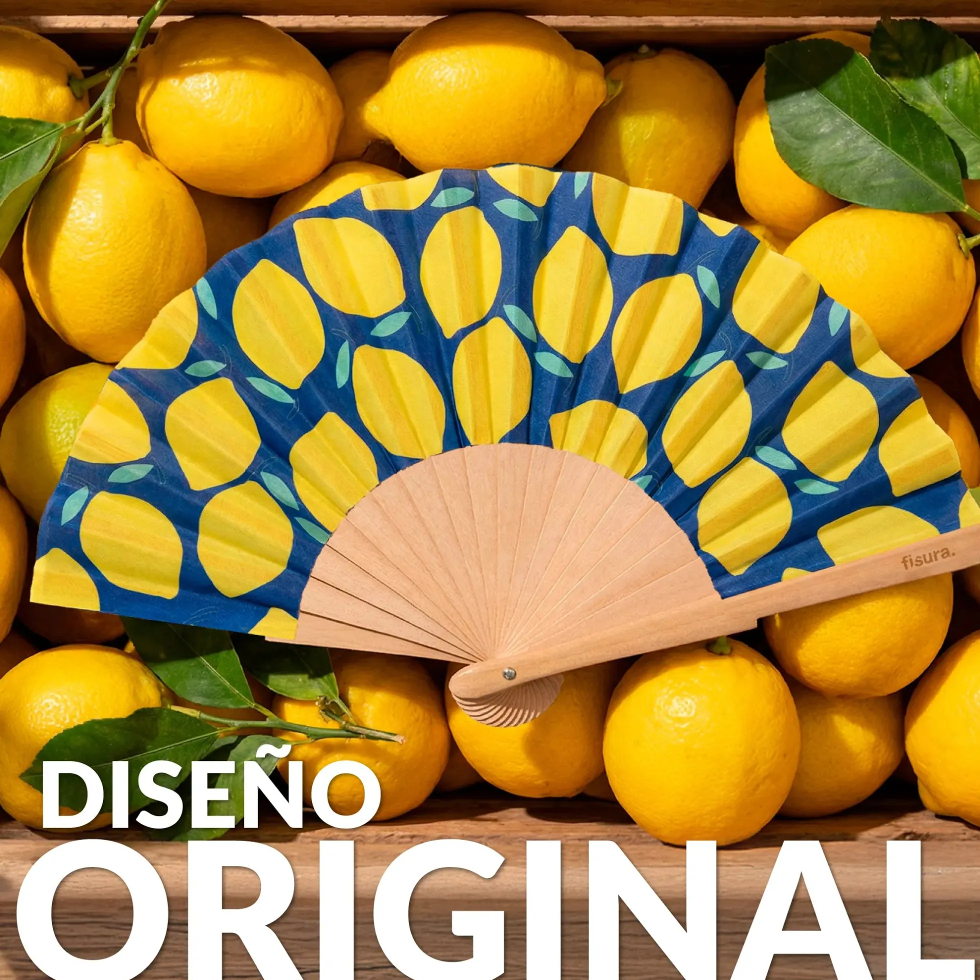 Abanico mini "Limones"