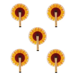 Abanico pai pai “Girasol” 5 unidades