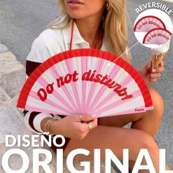Abanico pintado “Do not disturb”