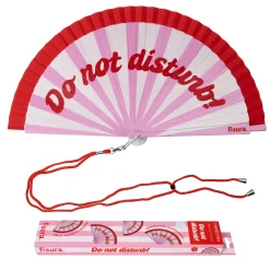 Abanico pintado “Do not disturb”