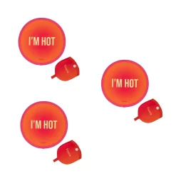 Abanico plegable “I’m hot” 3 unidades