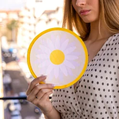 Abanico plegable “margarita” 5 unidades