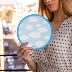 Abanico plegable “Nubes”