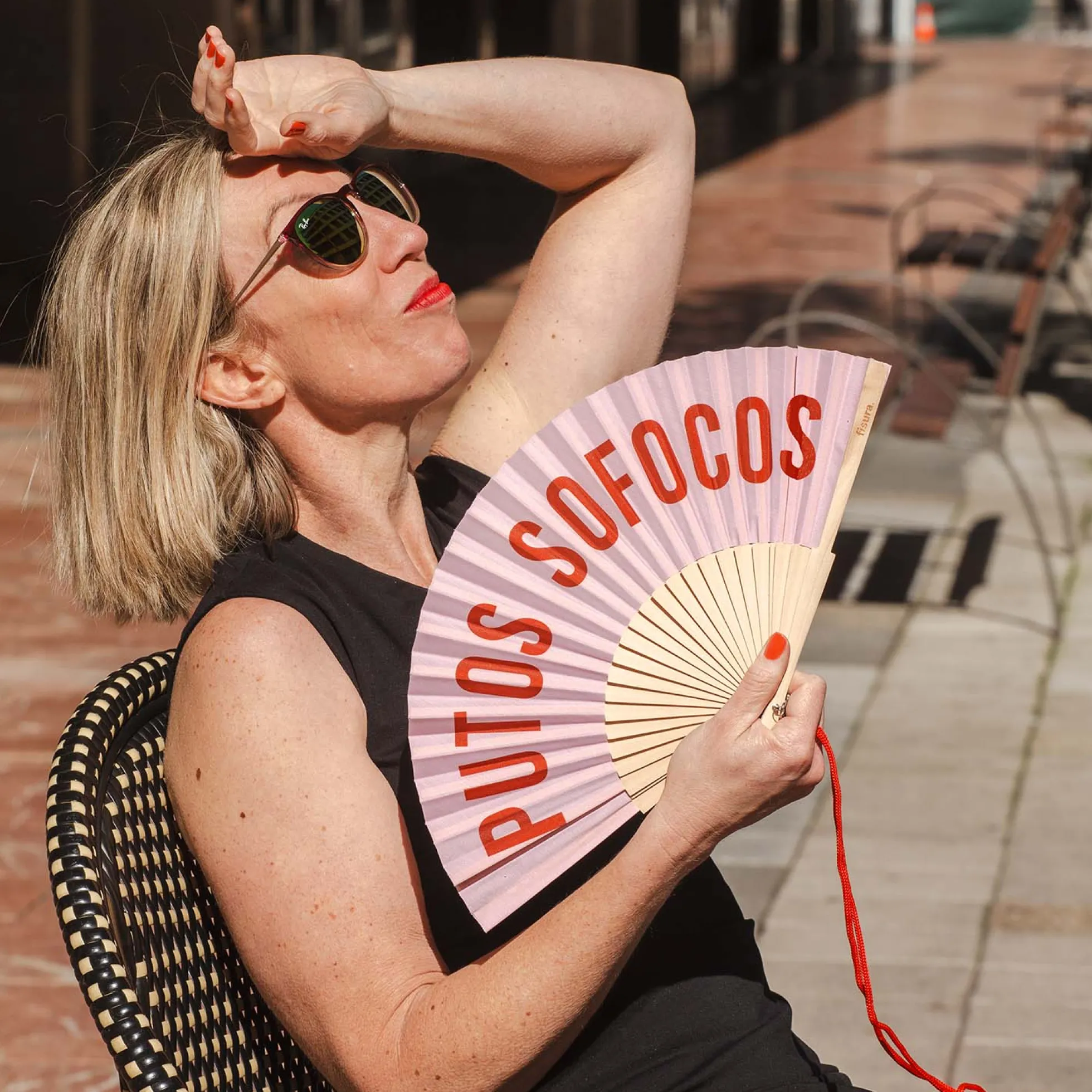 Abanico "Putos Sofocos"