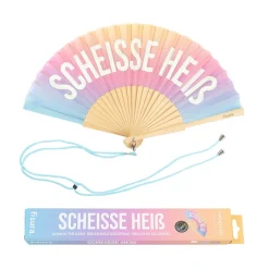 Abanico "Scheisse heiß" degradado (brilla en la oscuridad)