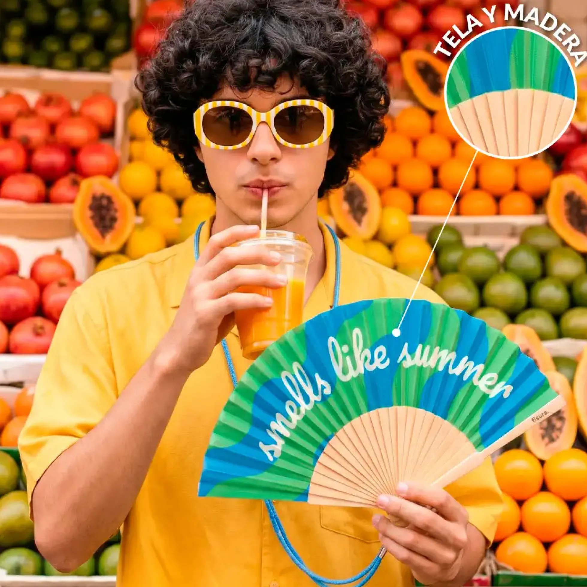 Abanico "Smells like summer"