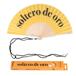 Abanico “Soltero de oro” amarillo