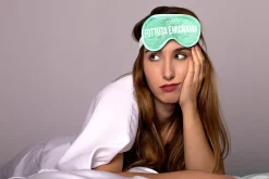 Antifaz de gel “Fottuta Emicrania” verde menta