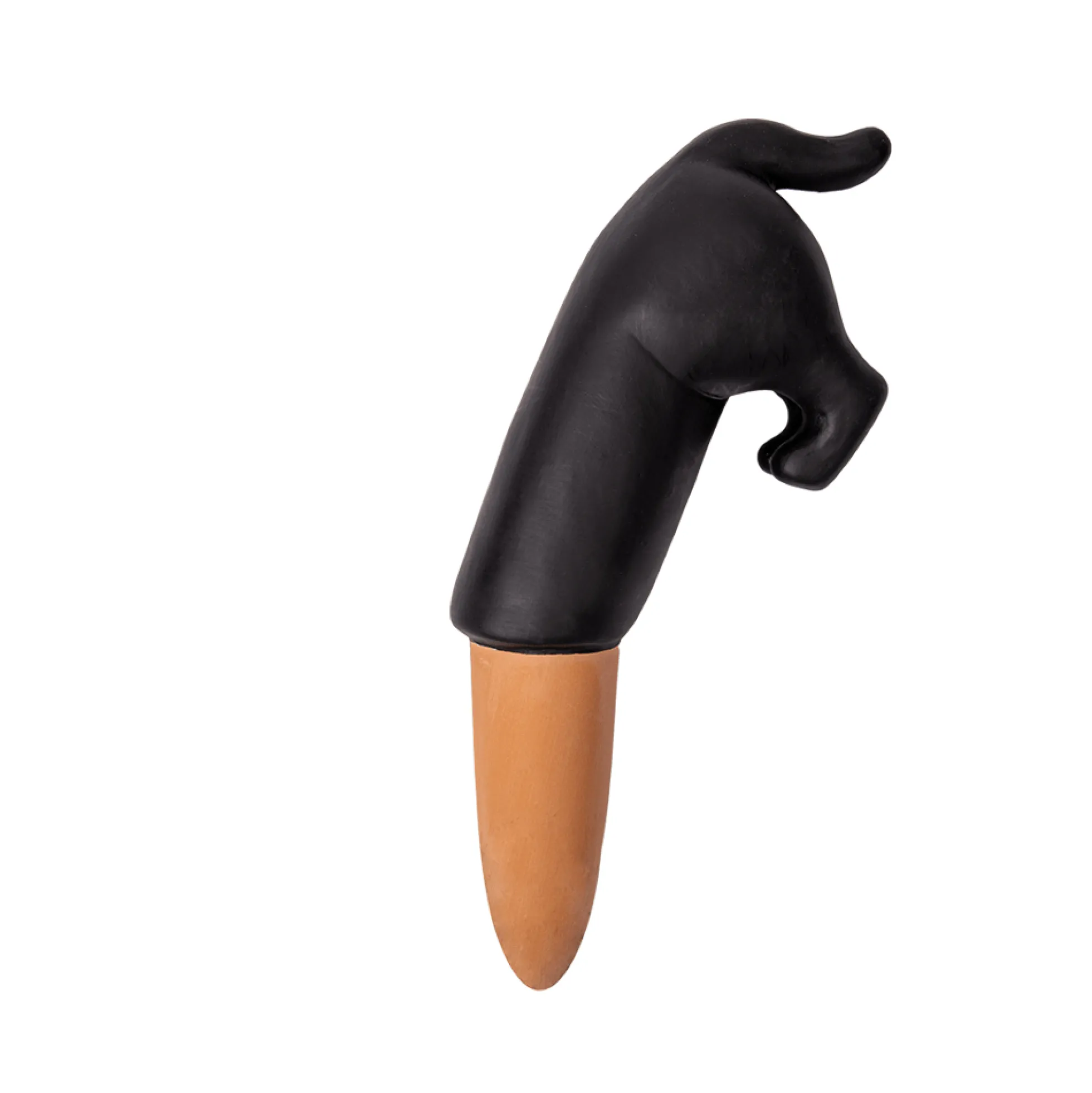 Autorriego perro negro