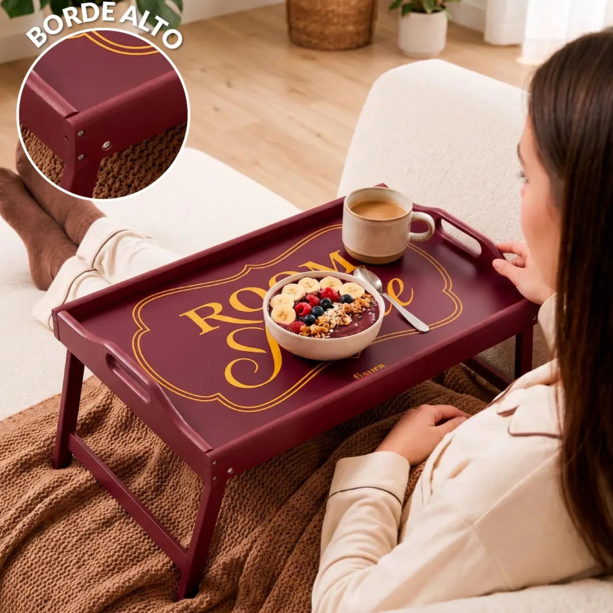 Bandeja plegable “Room service”