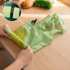 Bolsa compra plegable aceitunas