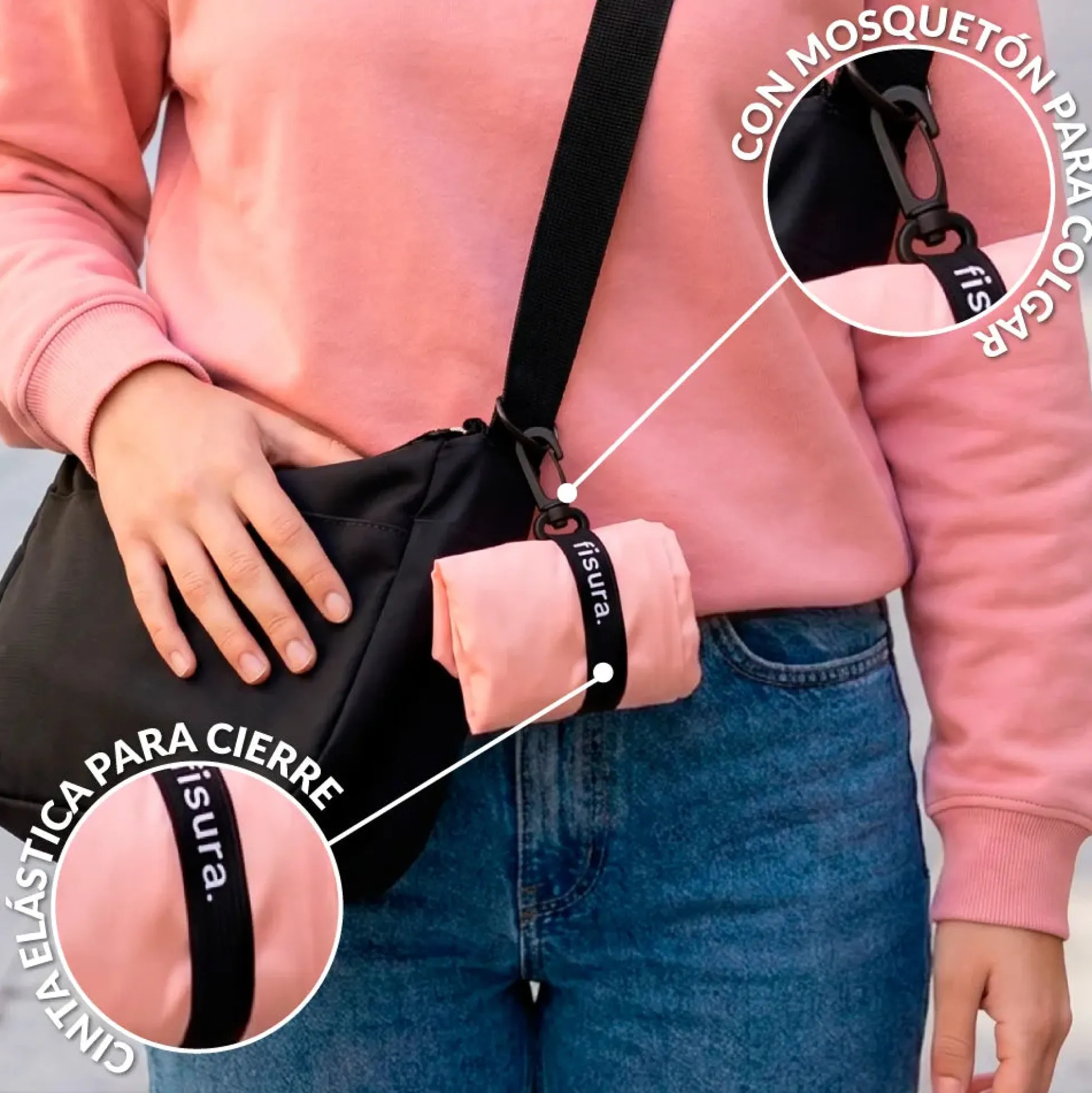 Bolsa compra plegable tomates