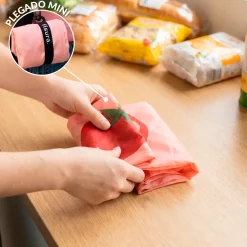 Bolsa compra plegable tomates