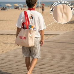 Bolsa de playa “Fuck off”