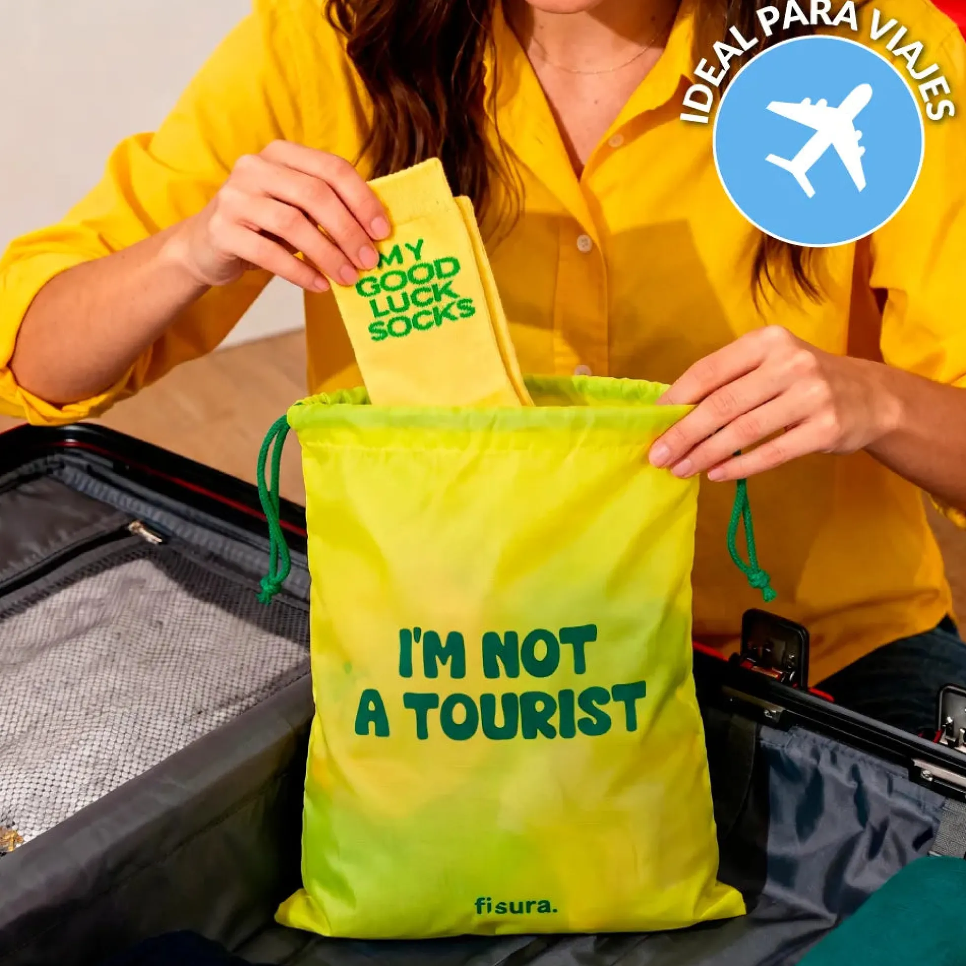 Bolsas de viaje “I’m not a tourist”