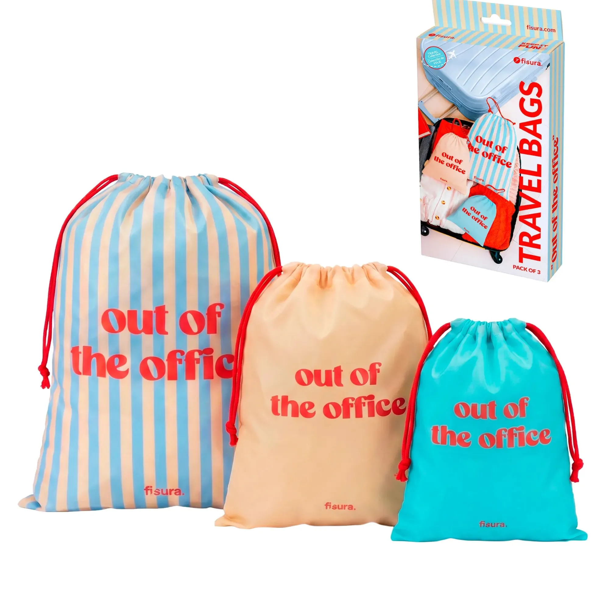 Bolsas de viaje “Out of the office”