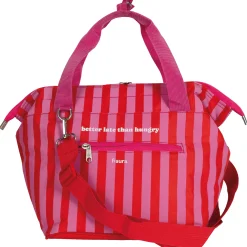 Bolsa térmica porta alimentos “Better late than hungry”