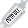 Botella colgador "Puto gel" Blanco