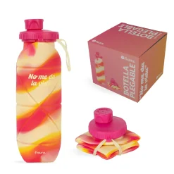 Botella plegable “No me da la vida"