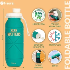 Botella plegable “Size matters”
