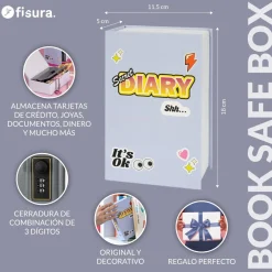 Caja fuerte libro “Secret diary”