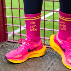 Calcetines Unisex “Non sudo, brillo” rosa