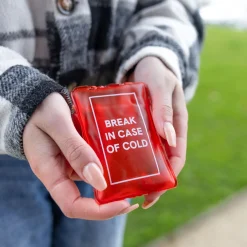 Calentador de manos “Break in case of cold”