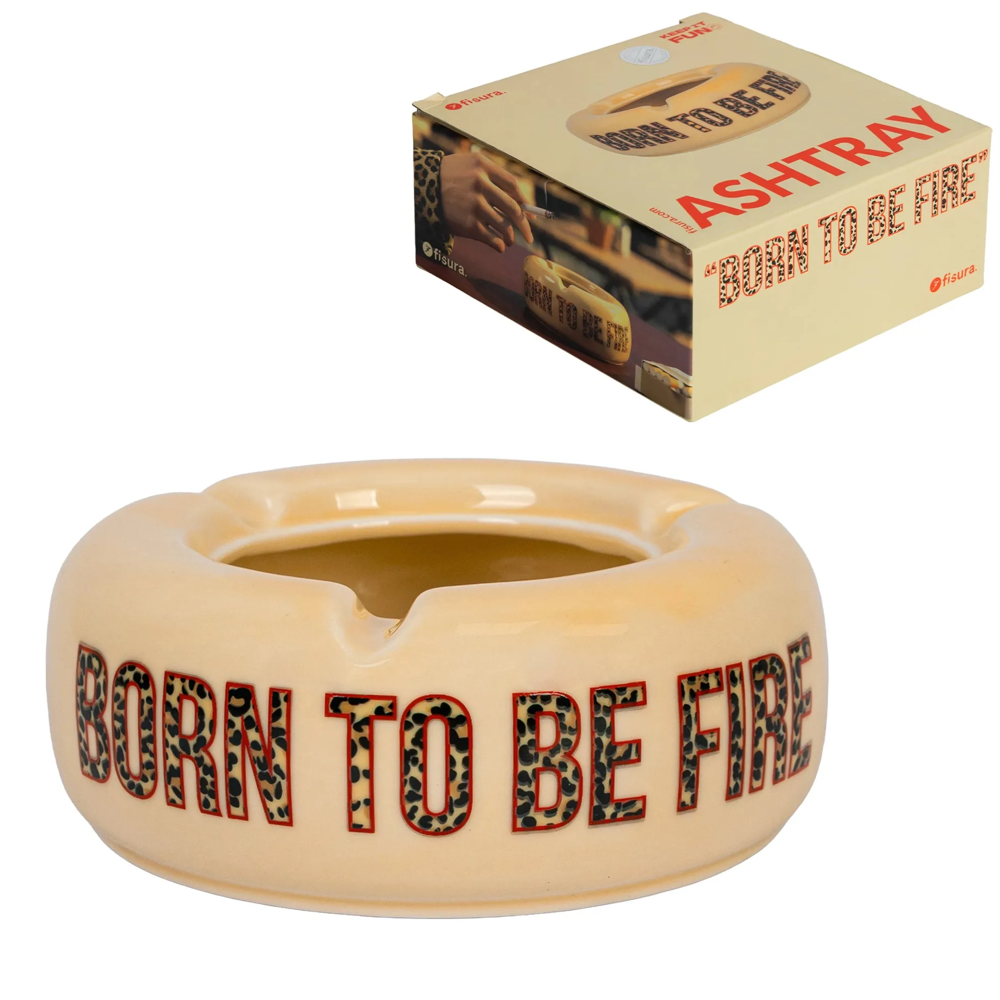 Cenicero "Born to be fire"