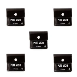 Cenicero portátil “Puto vicio” 5 unidades