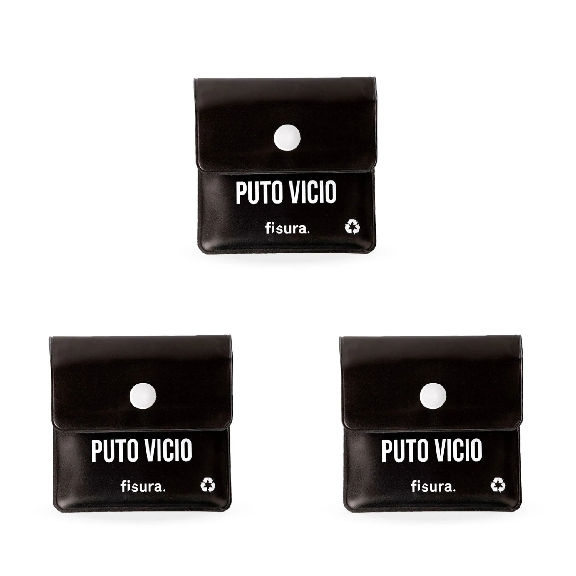 Cenicero portátil “Puto vicio” 3 unidades