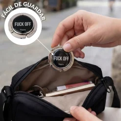 Colgador bolso "Fuck off”