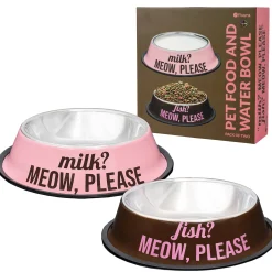 Comedero y bebedero “Meow, please”