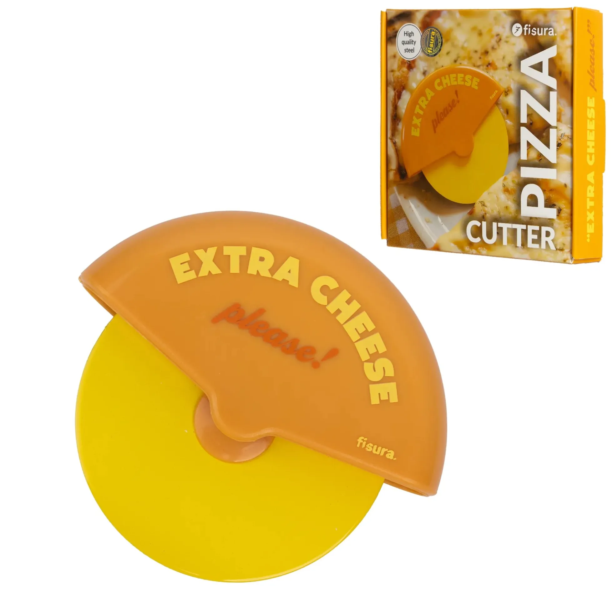 Corta pizza “Extra cheese, please”