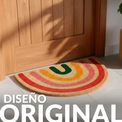 Felpudo "Arcoíris boho"