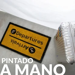Felpudo "Arrivals/Departures"