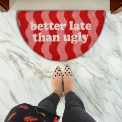 Felpudo “Better late than ugly” ondas