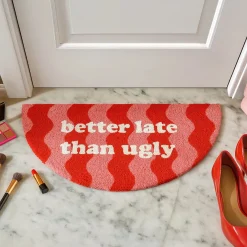 Felpudo “Better late than ugly” ondas