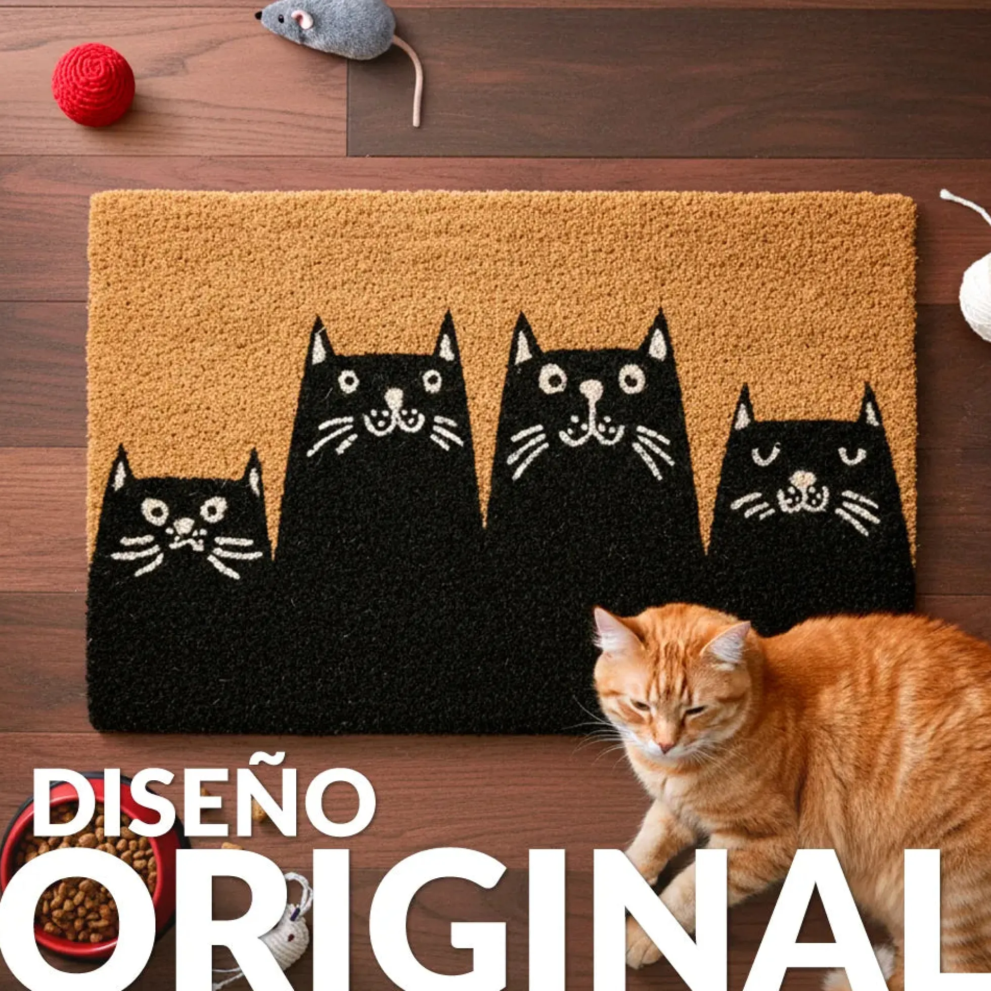 Felpudo "Cats"