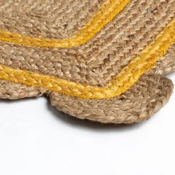 Felpudo en yute – amarillo